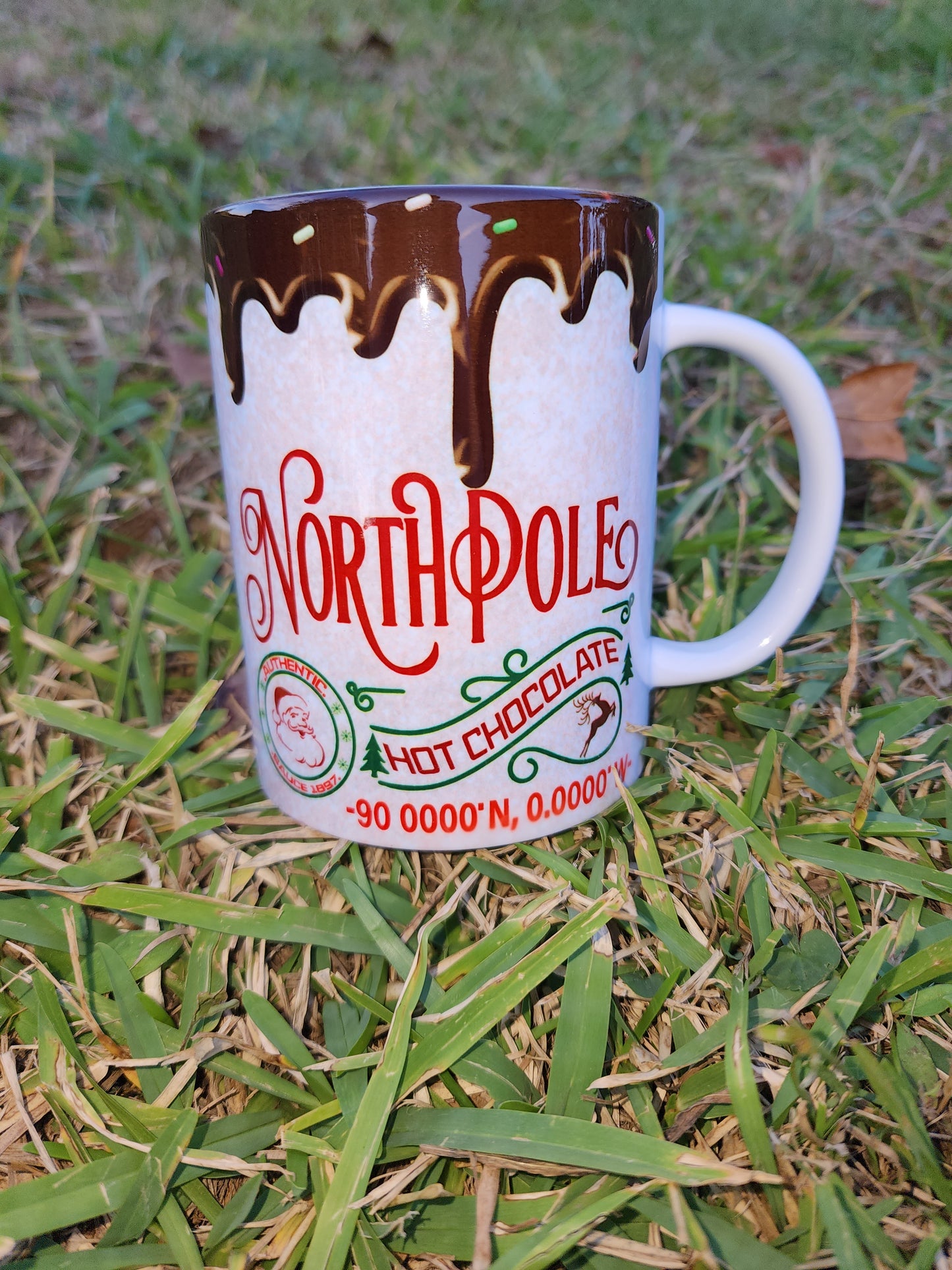 North Pole Hot Chocolate Coffee mugs 15ozs