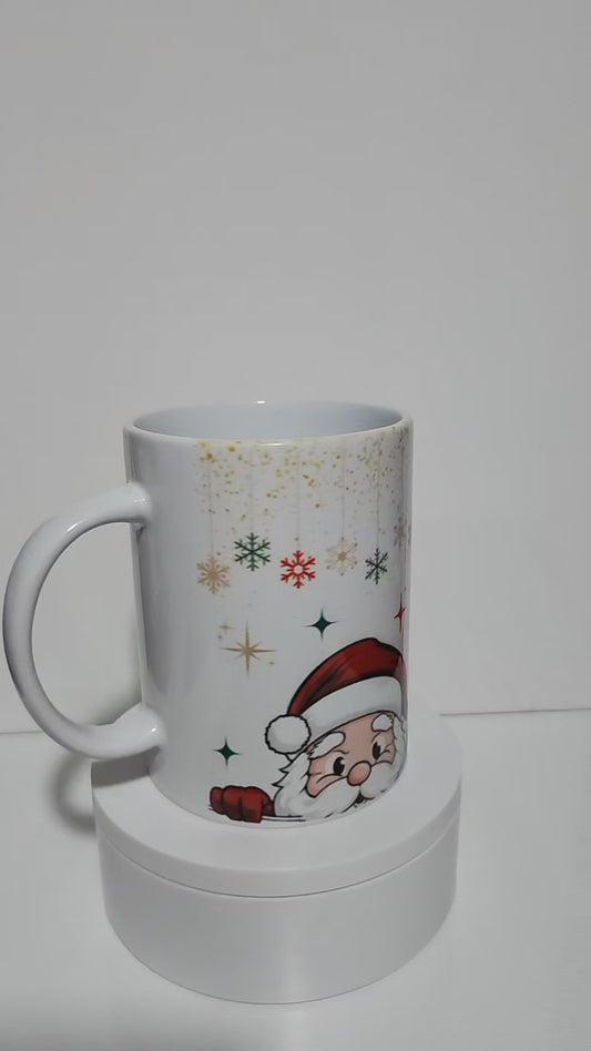 Santa Peaking