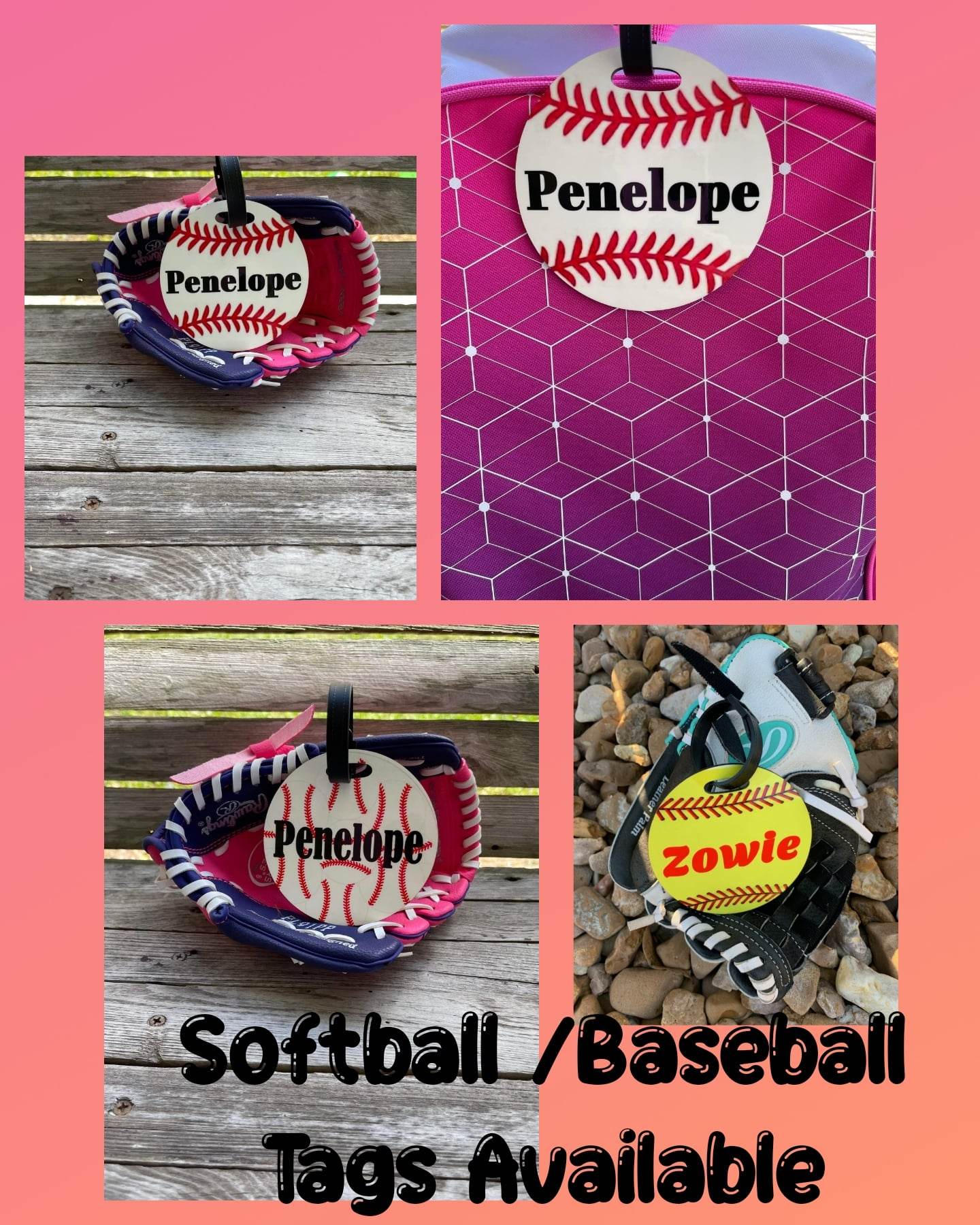 Softball 🥎  Baseball tags ⚾️